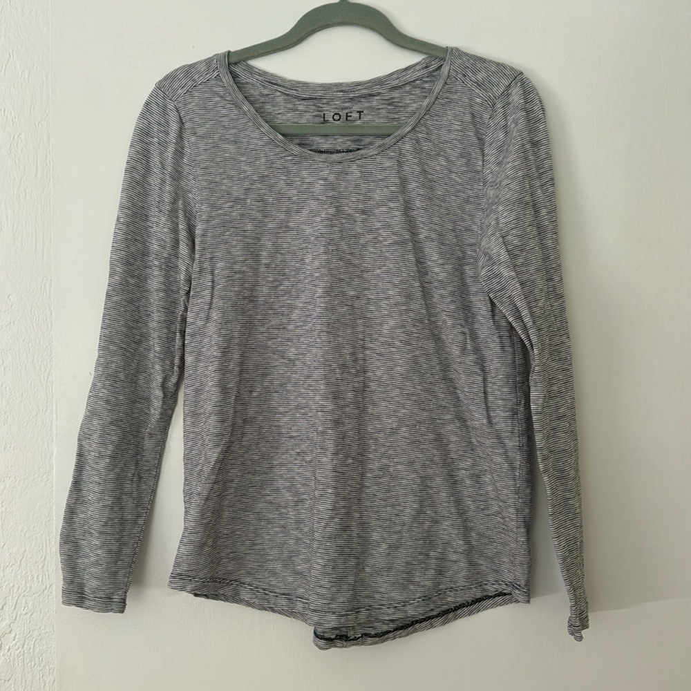 Long sleeved striped